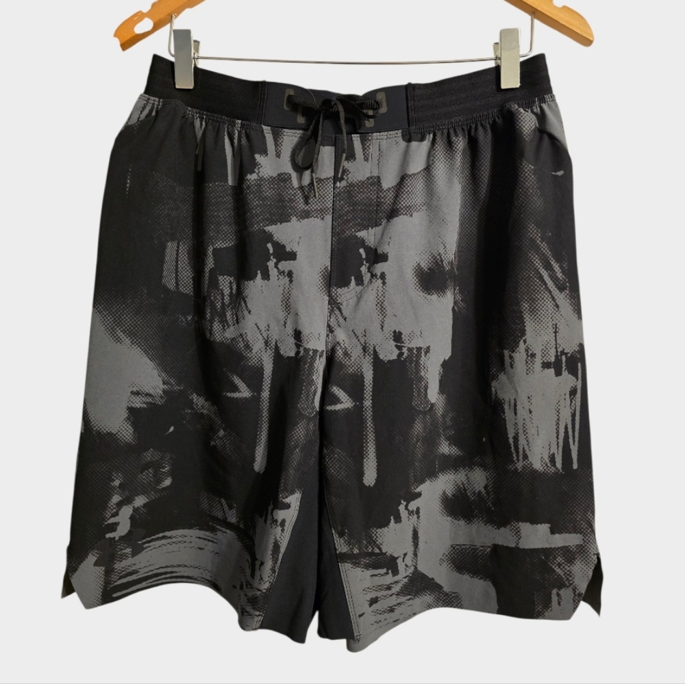 Under Armour Reign Woven Shorts Men's Sz Medium Gray 9.5" Training Gym Athletic